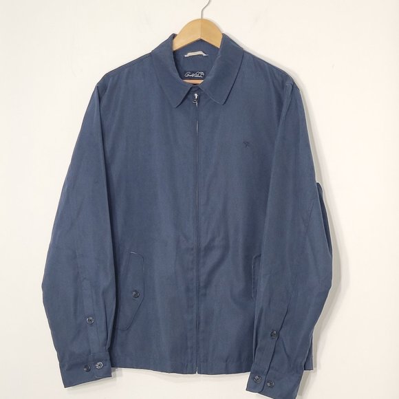 Arnold Palmer Men's Blue Long Sleeve Full Zipper Polyester Active Jackets Sz M - Picture 1 of 16